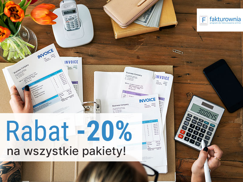 Kod rabatowy Fakturownia.pl -20%